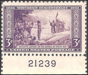 739 Mint,OG,NH... SCV $0.40... Plate# Single