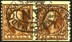 U.S. #446 USED PAIR  