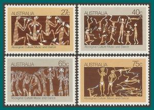 Australia 1982 Aboriginal Culture, MNH 842-845,SG859-SG862