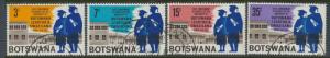 Botswana   SG 234 - 237 Used PO Cancel