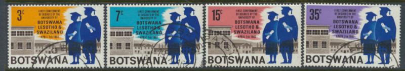 Botswana   SG 234 - 237 Used PO Cancel