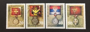 Yugoslavia 1991 #2119-22, Museum Exhibits, MNH.