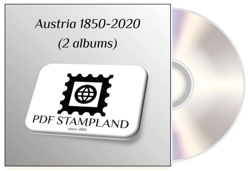 Austria 1850-2020 (2 albums) PDF STAMP ALBUM PAGES