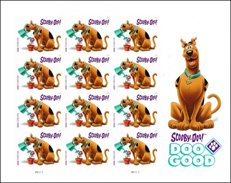 US 5299 Scooby-Doo forever sheet MNH 2018