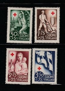 Finland B44-B47 Set MH Red Cross (B)