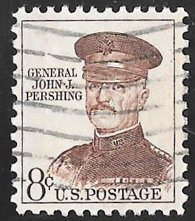 1214 8 cents John J. Pershing (1961) Stamp used VF