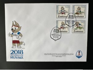 2018 Sierra Leone FDC surch FRANCE CHAMPION FIFA World Cup Russia Football-