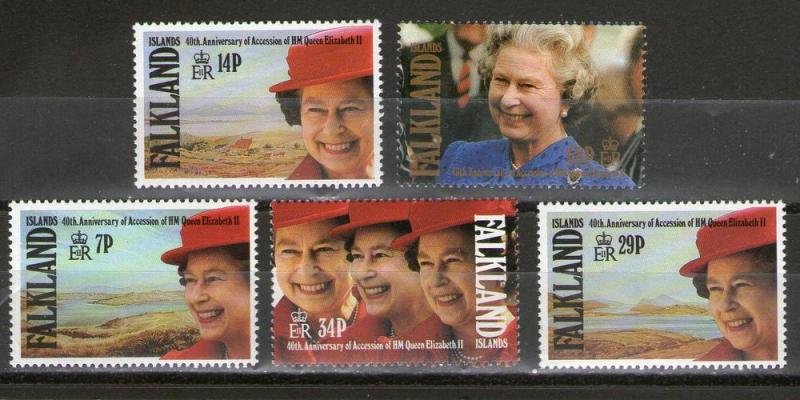 Falkland Islands 549-555 MNH