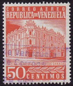Venezuela - 1958 - Scott #C665 - Main Post Office Caracas
