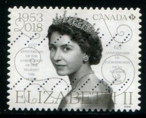 3098 Canada P QEII 65th Anniv Coronation SA, used