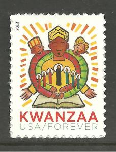 #4845 Kwanzaa Single Mint NH