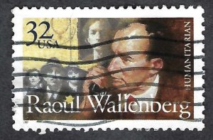 United States #3135 32¢ Raoul Wallenberg (1997). Used.