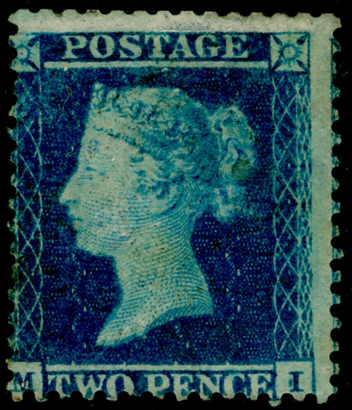 SG23, 2d blue plate 4, SC14, M MINT. Cat £13000. MI