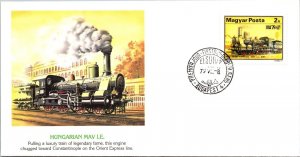 Hungary 1979 FDC - Hungarian MAV IE - Budapest - J8813