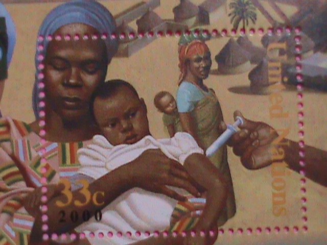 U.N. STAMP: 2000- SC# 783- 21ST CENTURY OF U.N. MINT NOT HING SHEET.   VERY RARE