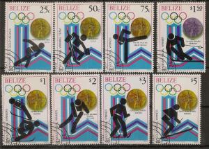 Belize 1980 Winter Olympics SG568-575 Fine Used Set