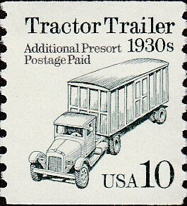 # 2458 MINT NEVER HINGED ( MNH ) 1930''S TRACTOR TRAILER    '