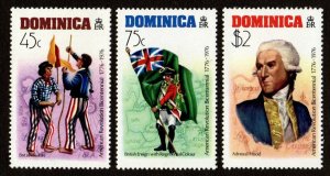 Dominica #475-477 MNH