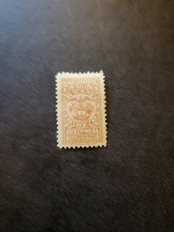 Stamps Colombia Antioquia Scott #145 hinged