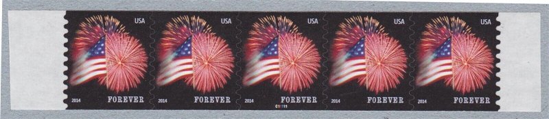 PNC5 49c Forever Star Spangled Banner (SSB) (14) C11111 US 4853 MNH