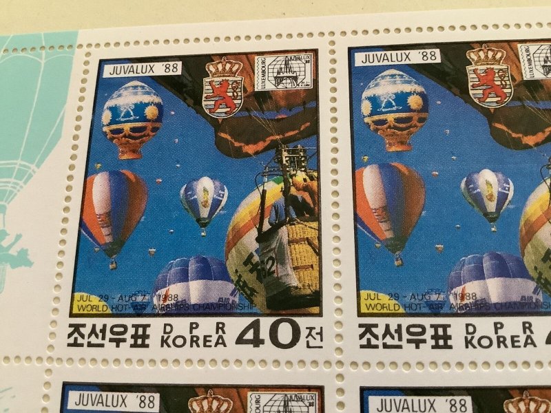 Korea Trains & Balloons 2 mint never hinged stamp sheets R48900
