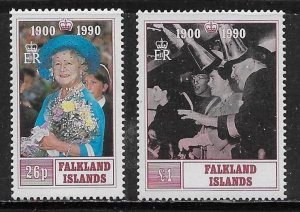 Falkland Islands Scott #'s 524 - 525 MNH