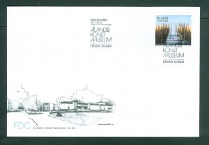 Aland. 2013 FDC.  Aland Art Museum 50 Year. Painting. Sc.#338