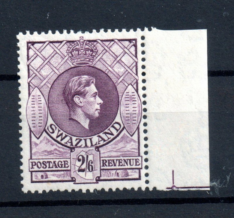 Swaziland 1943 2s 6d violet MNH SG#36A WS16512