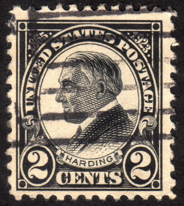 1923, US 2c, Harding, Used, Sc 610