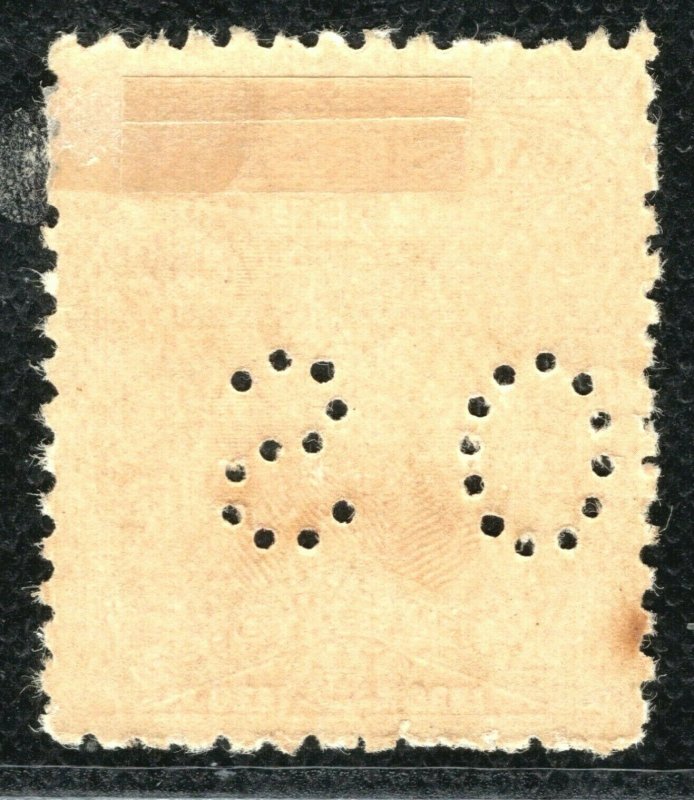 AUSTRALIA Official Stamp SG.O121 1½d (1930) Sturt *OS* PERFIN Mint c£27- CBLUE70