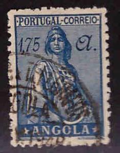 Angola  Scott 258A Used Ceres stamp from 1932-46 series