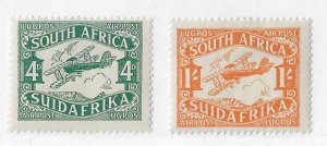 South Africa Sc #C5-C6 set of 2 airmails  OG VF