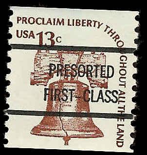 # 1618a MINT NEVER HINGED PRE-CANCELED PRE-SORT DULL GUM...