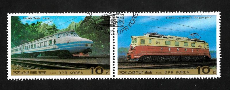 North Korea 1987 - CTO - Pair - Scott #2656A