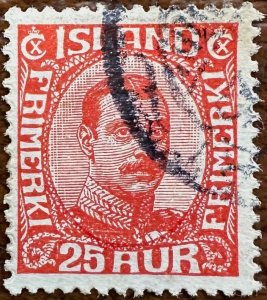 Iceland 1920-22 Sc.121 Used