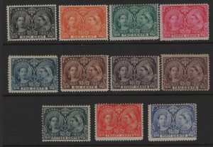 Canada Scott # 50 - 60 F-VF OG previously hinged nice color cv $1728 ! see pic !