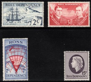 ROSS DEPENDENCY  1967 Definitives; Scott L5-8, SG 5-8; MNH