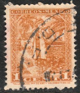 MEXICO 837 1cts 1934 Definitive Wmk Gobierno...279 Used(620)