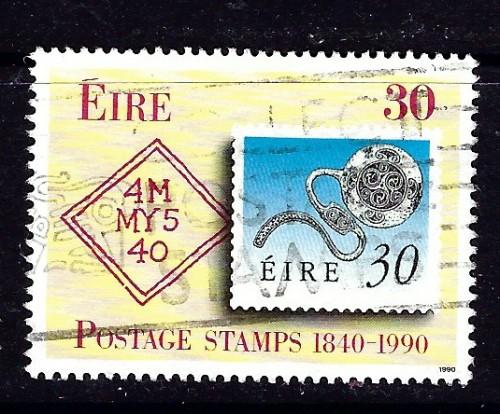 Ireland 803 Used 1990 stamp on stamp