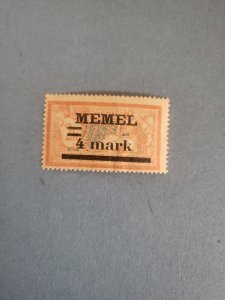 Stamps Memel Scott #31a h