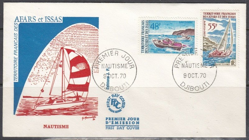 Afars & Issas 344/6 FDC - Tourism