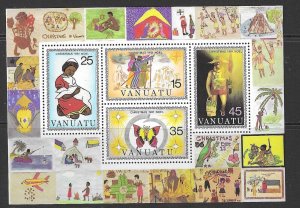 VANUATU SGMS326 1981 CHRISTMAS  MNH