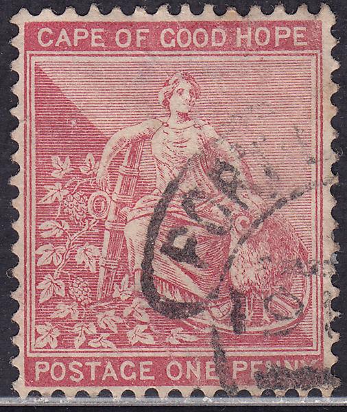 Cape of Good Hope 43 Hope & Symbols of Colony 1885