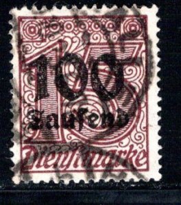 Germany Reich Scott # O31, used, Mi # D92, exp h/s