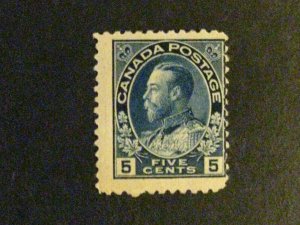 Canada #111a MNH indigo a1910.9709b