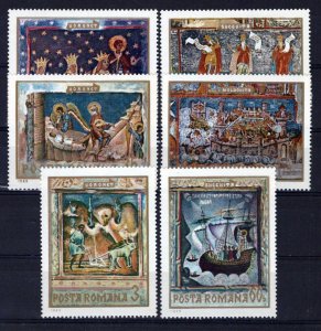 Romania 2142-2147 MNH North Moldavian Monastery Frescoes ZAYIX 0624S0379