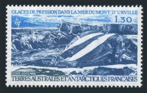FSAT 64 two stamps, MNH. Glacial landscape, Dumont d'Urville Sea, 1981.