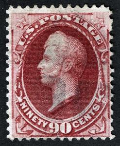 US Sc 155 Used Cork Cancel NBNCo 90¢ 1870