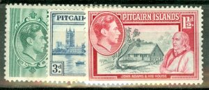 AB: Pitcairn Islands 1-16 mint CV $145.70; scan shows only a few