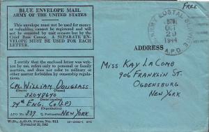 United States A.P.O.'s Soldier's Free Mail 1944 U.S. Army Postal Service, A.P...